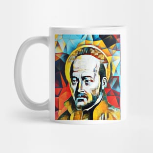 Ignatius of Loyola Abstract Portrait | Ignatius of Loyola Artwork 2 Mug